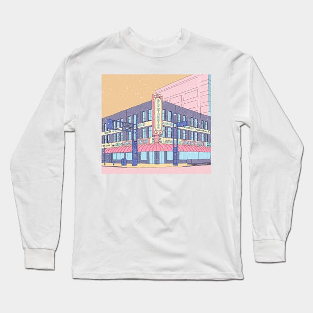 North Center Street - Reno, USA Long Sleeve T-Shirt by fernandaschallen